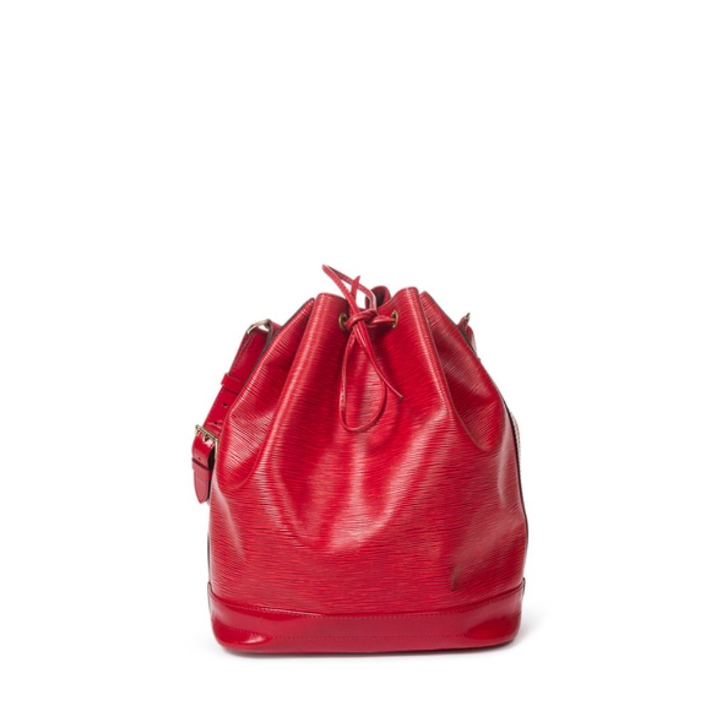 Vintage Louis Vuitton Noe GM in Red Epi Leather with wool dust bag - Picture 1 of 14